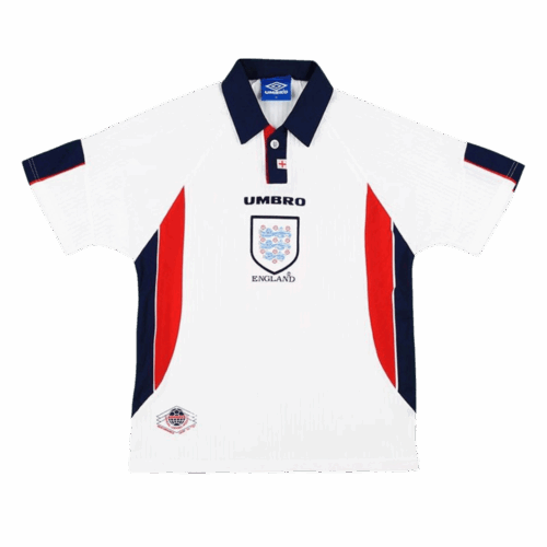 Retro Soccer Jersey England Home World Cup 1998