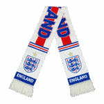 England Soccer Scarf White