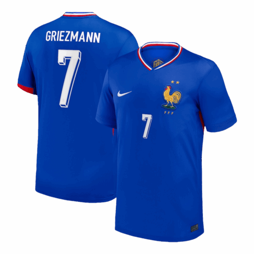 GRIEZMANN #7 France Home Soccer Jersey EURO