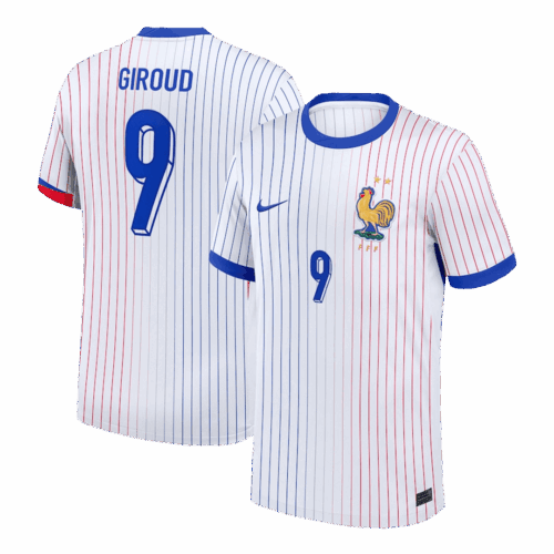 GIROUD #9 France Away Soccer Jersey EURO