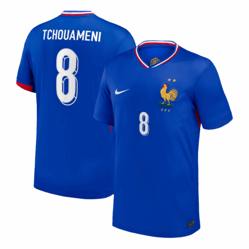 TCHOUAMENI #8 France Home Soccer Jersey