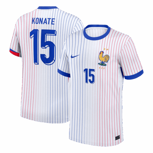 KONATE #15 France Away Soccer Jersey