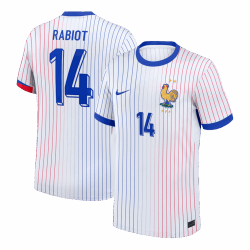 RABIOT #14 France Away Soccer Jersey