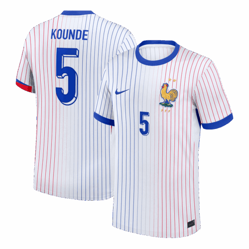 KOUNDE #5 France Away Soccer Jersey