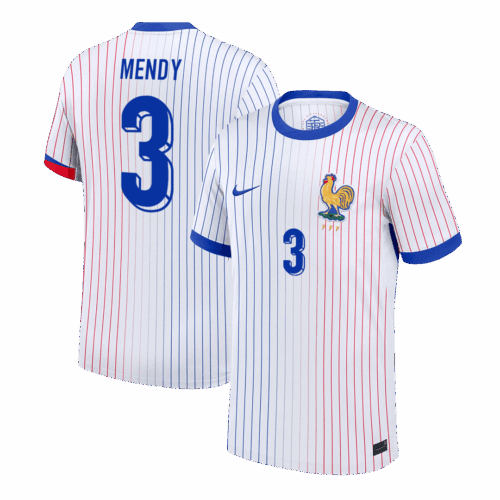 MENDY #3 France Away Soccer Jersey