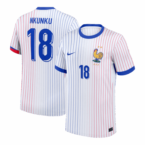 NKUNKU #18 France Away Soccer Jersey