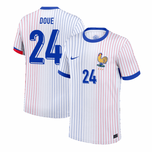 DOUE #24 France Away Soccer Jersey