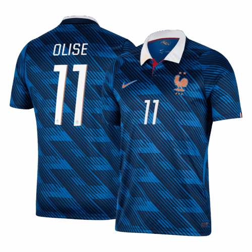 OLISE #11 France Home Soccer Jersey World Cup 2026