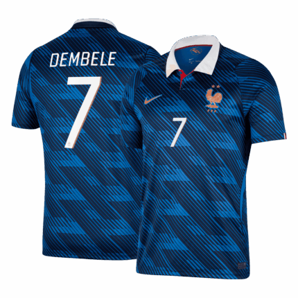 DEMBELE #7 France Home Soccer Jersey World Cup 2026