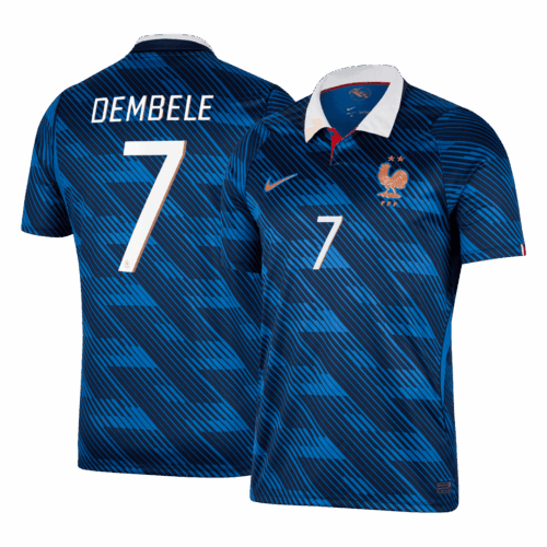 DEMBELE #7 France Home Soccer Jersey World Cup 2026