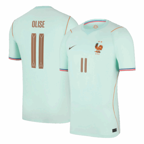 OLISE #11 France Away Soccer Jersey World Cup 2026