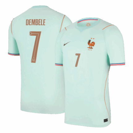 DEMBELE #7 France Away Soccer Jersey World Cup 2026