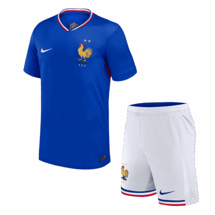 France Home Kids Soccer Jerseys Kit EURO