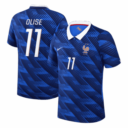 OLISE #11 France Home Player Version Jersey World Cup 2026