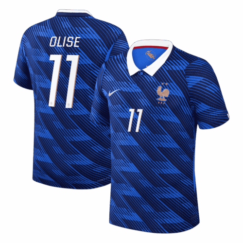 OLISE #11 France Home Player Version Jersey World Cup 2026