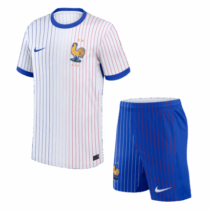 France Away Soccer Jersey Kit(Jersey+Shorts) Euro