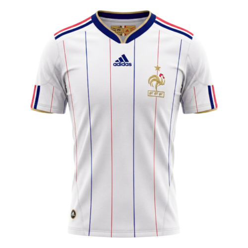 Retro Soccer Jersey France Away 2010