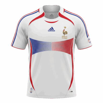 Retro Soccer Jersey France Away World Cup 2006