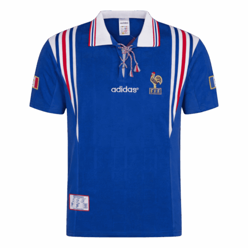 Retro Soccer Jersey France Home Euro Cup 1996