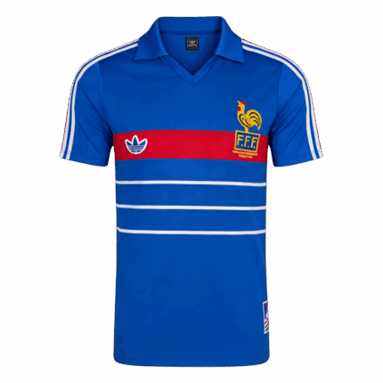 Retro Soccer Jersey France Home 1984