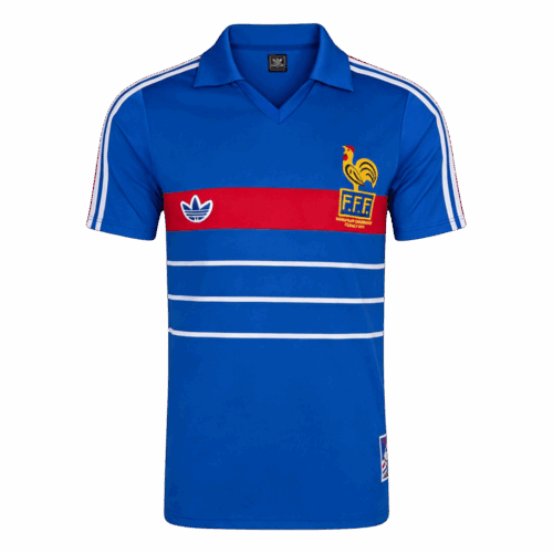 Retro Soccer Jersey France Home 1984