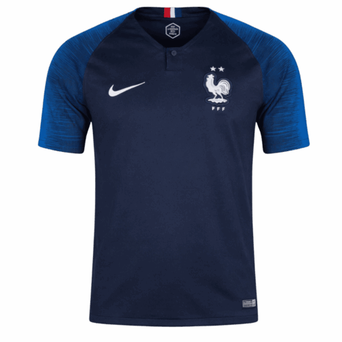 Retro Soccer Jersey France Home World Cup 2018