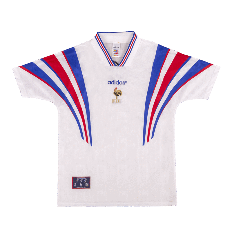 Vintage Soccer Jersey France Away 1996