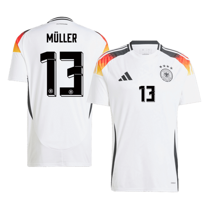 MÜLLER #13 Germany Home Soccer Jersey EURO 2024
