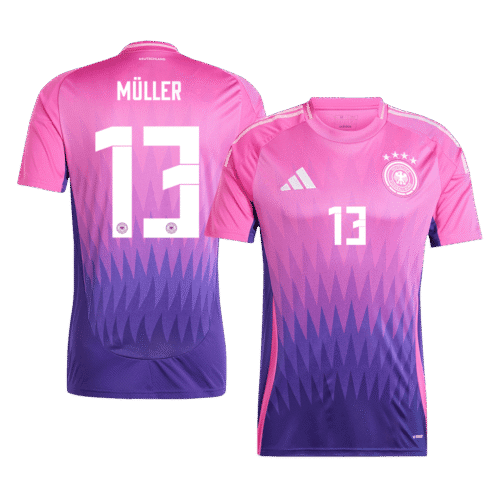 MÜLLER #13 Germany Away Soccer Jersey EURO 2024