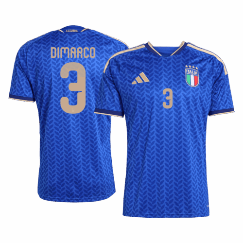 DIMARCO #3 Italy Home Soccer Jersey World Cup 2026