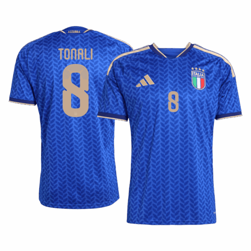 TONALI #8 Italy Home Soccer Jersey World Cup 2026