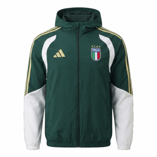 Italy Hoodie Jacket 2026 - Green