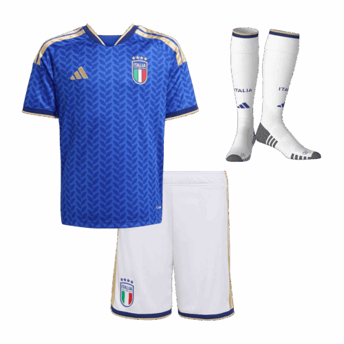 Italy Home Kids Soccer Jerseys Full Kit World Cup 2026