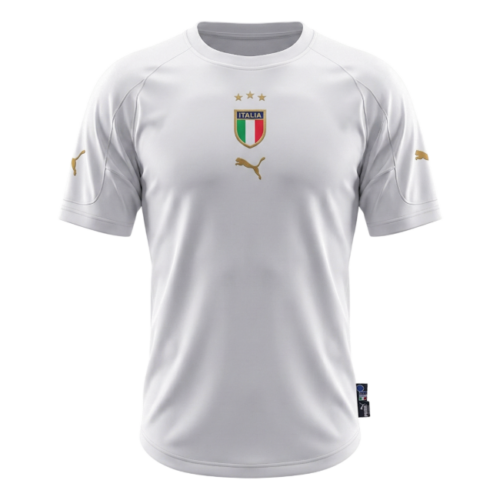 Retro Soccer Jersey Italy Away 2004
