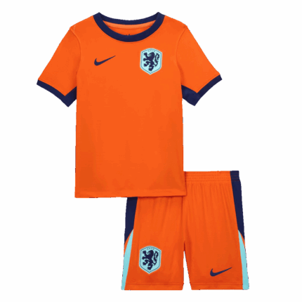 Netherlands Home Kids Soccer Jerseys Kit EURO