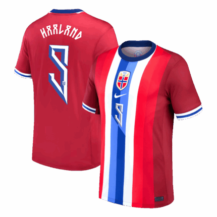 HAALAND #9 Norway Home Soccer Jersey