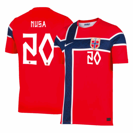 NUSA #20 Norway Home Soccer Jersey World Cup 2026