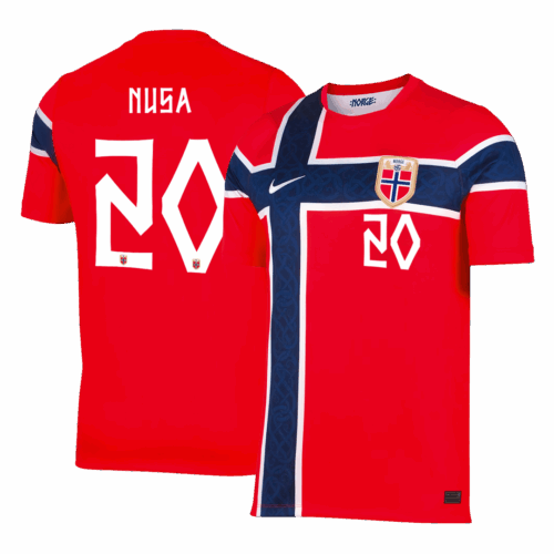 NUSA #20 Norway Home Soccer Jersey World Cup 2026