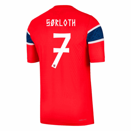 SØRLOTH #7 Norway Home Player Version Jersey World Cup 2026