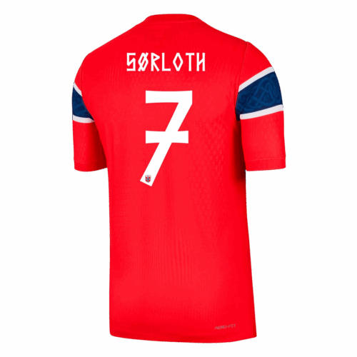 SØRLOTH #7 Norway Home Player Version Jersey World Cup 2026