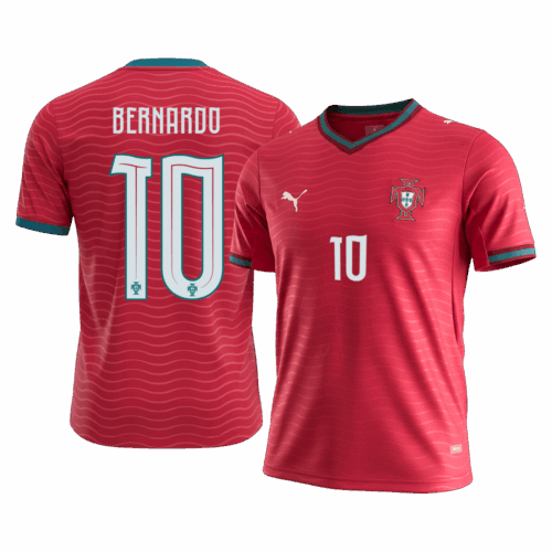 BERNARDO #10 Portugal Home Soccer Jersey World Cup 2026