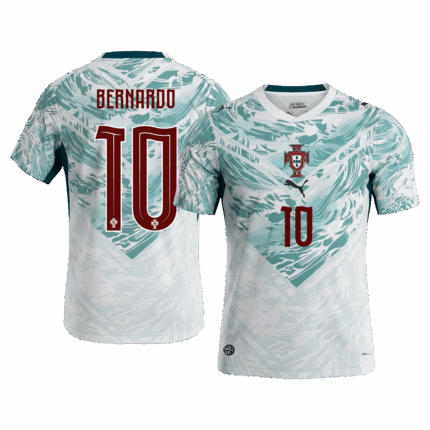 BERNARDO #10 Portugal Away Soccer Jersey World Cup 2026