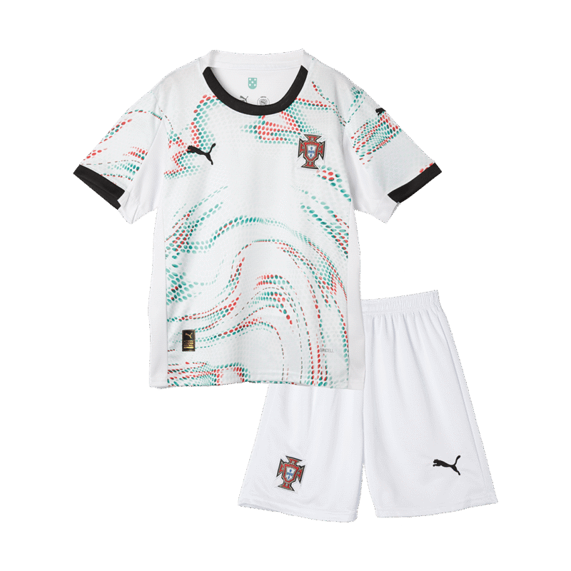 Portugal Away Kids Soccer Jerseys Kit 2025