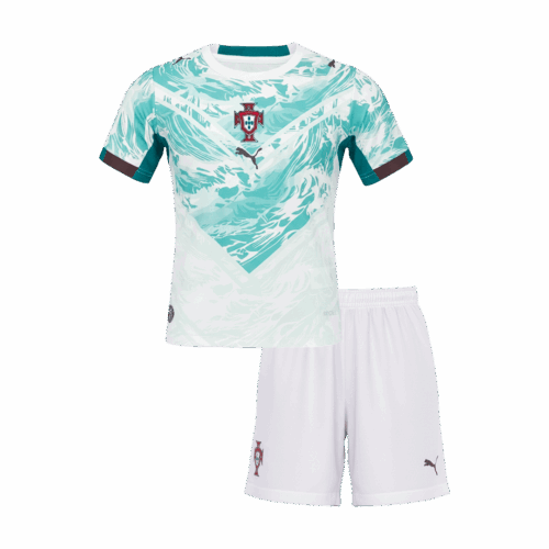 Portugal Away World Cup Kids Soccer Jerseys Kit 2026