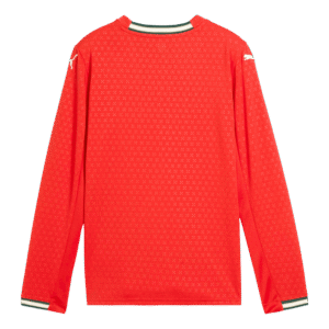 Portugal Home Long Sleeve Soccer Jersey 2025