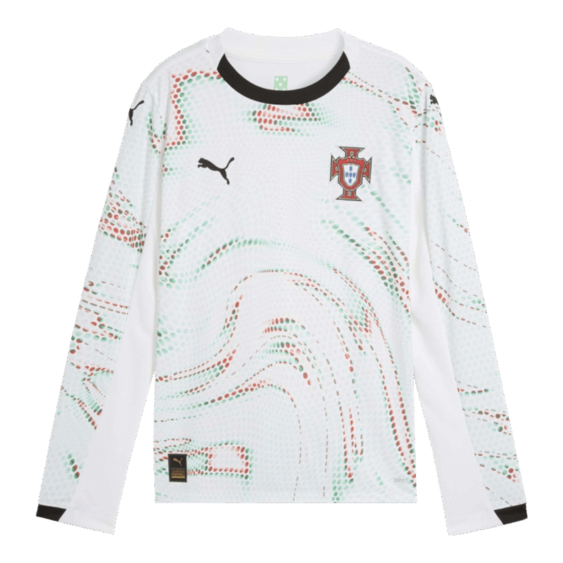 Portugal Away Long Sleeve Soccer Jersey 2025