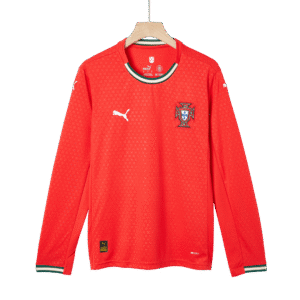 RONALDO #7 Portugal Home Long Sleeve Soccer Jersey 2025
