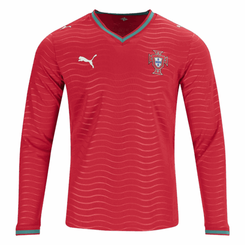 Portugal Home Long Sleeve Player Version Jersey World Cup 2026
