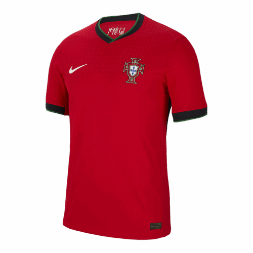 Portugal Home Authentic Soccer Jersey EURO