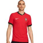 446100_3 Portugal Home Authentic Soccer Jersey EURO